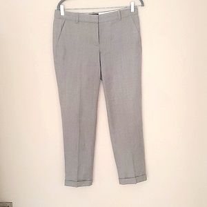 J Crew gray wool ankle pants